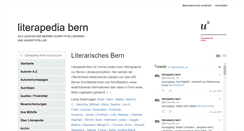Desktop Screenshot of literapedia-bern.ch