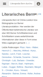 Mobile Screenshot of literapedia-bern.ch