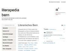 Tablet Screenshot of literapedia-bern.ch